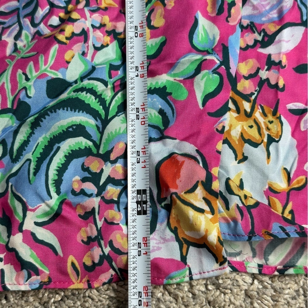 J. McLaughlin Floral Freshfield Blakely Skirt 2 tropical colorful pencil knee - Picture 10 of 12